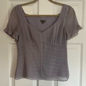 Ann Taylor blouse pale lilac size 4